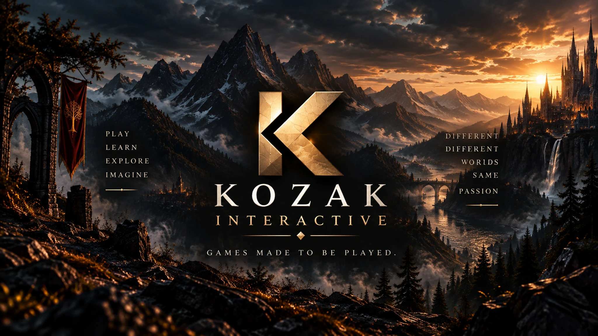 Kozak Interactive. Play, learn, explore, imagine. Games made to be played.
